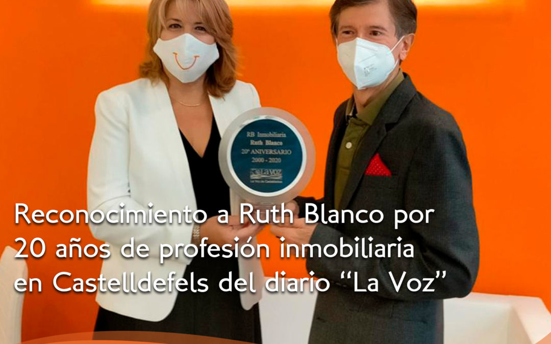 Reconocimento a Ruth Blanco del diario «La Voz»